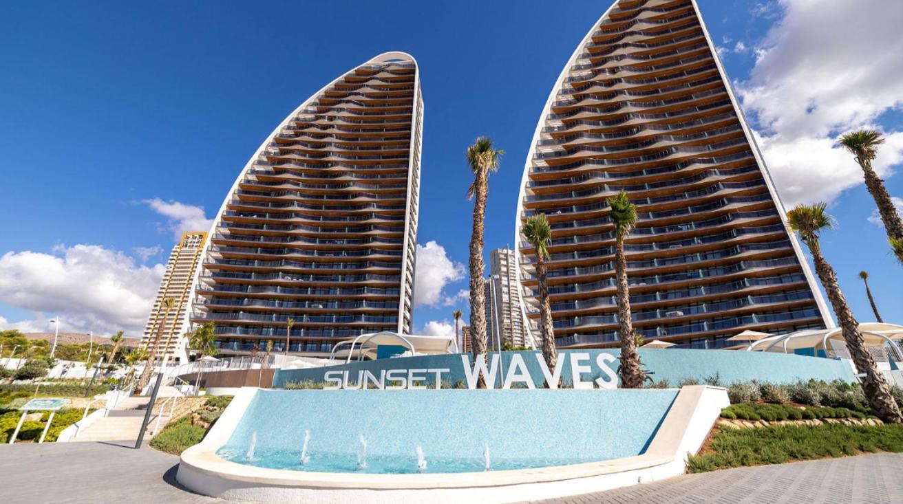 Apartamento Sunset Waves Vistas Al Mar Benidorm Exterior foto